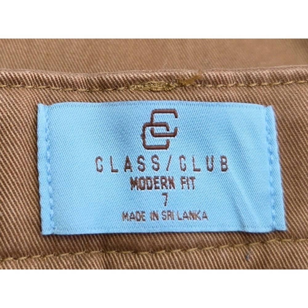 *NEW w/Tags Class/Club Boys Modern Fit Tan/Brown Adjustable Waist‎ Pants Size 7 - Picture 3 of 10